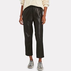 JBrand Amari Leather Straight Leg Pant